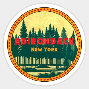 Adirondack Park Vintage Sticker